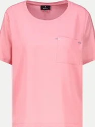 T-Shirt mit Strass-Applikationen Rosa 36