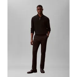 Pantalón chino Hombre slim satén