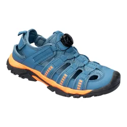 Trekking-Aktivsandale „ruck, zuck“ blau orange 44 Damen