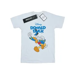 Mens Donald Duck Furious T-Shirt (White) Cotton - Size Medium