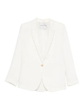 Giacca Telo Lina Chic Ricamo Cappe