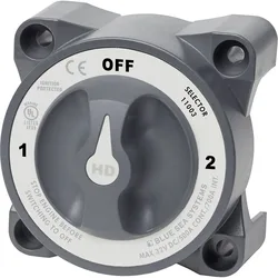 Hd 0-1-2 Battery Switch Grey One Size unisex
