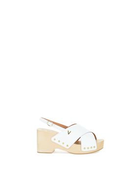 Sandali con zeppa BIANCO 40
