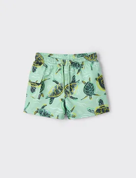 Boxer mare verde acqua con fantasia tartarughe - Mayoral - FashionsVida