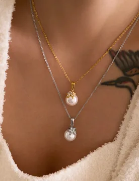 DASEIN Vintage Baroque Bulb Pearl Starfish Pendant 18k Gold Plated Tarnish Free Stainless Steel Necklace Jewelry Gift for Women - Aliexpress - FashionsVida