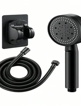 Cabezal de ducha de alta presión con 5 modos, cabezal de ducha de alta presión y ahorro de agua ajustable, accesorios de baño - Shein - FashionsVida