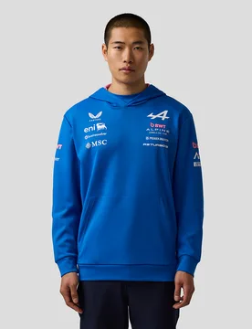 Official Unisex Bwt Alpine Formula One Team Pullover Hoodie LAPIS BLUE XL unisex - Castore - FashionsVida