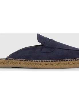 Alpargatas de hombre destalonadas Nando estilo mocasín con suela cosida - Castañer - FashionsVida
