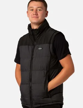 Trapper Mens Insulated Gilet Black - Size Small - Surfanic - FashionsVida