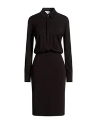 Midi-Kleid Damen Schwarz 32,34,36,38 Damen