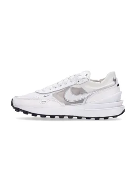 Scarpa Bassa Donna W Waffle One Essential Summit White/metallic Silver/sail/black - Nike - FashionsVida