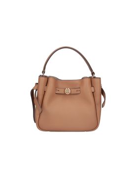 Tumbled Cow Leather Designer Shoulder Bag