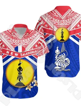 Custom Name New Caledonia Hawaiian Shirts French Polynesian Islands Tattoo Retro 3DPrint Summer Casual Harajuku Short Sleeves B2 - Aliexpress - FashionsVida