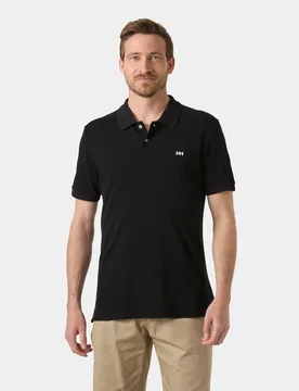 Men's Elba Fitted Polo Black XL - Black - Male - Helly Hansen - FashionsVida