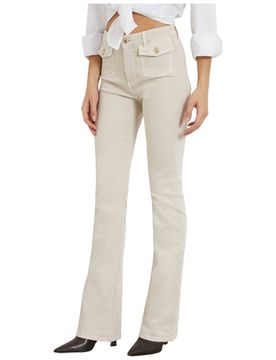 Pantaloni crema Sexy Flare W4RB38 WFY1A