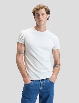 Twin Pack Slim Crew Tees Academy Blue & Natural Größe XXL male