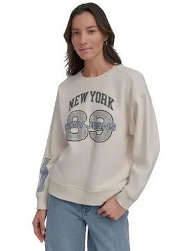 DKNY Felpa New York 89 Lt Taupe S - DKNY - FashionsVida