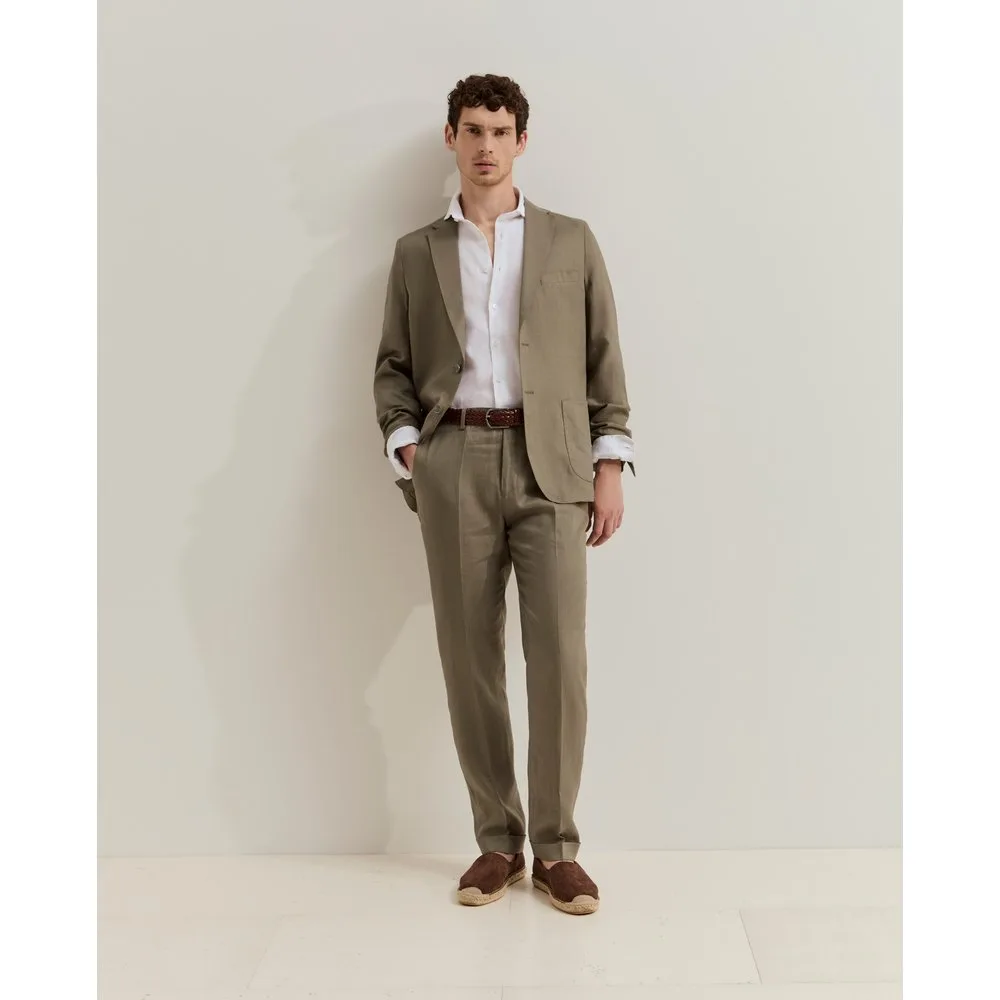 Pantalones de lino de hombre - Lion of Porches - FashionsVida