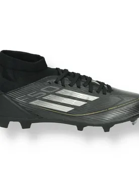 Chaussures De Football F50 League Mid Fg/mg Core Black / Iron Met / Gold Met EU 46 2/3 - Adidas - FashionsVida