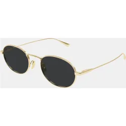 Gafa de sol de hombre ovalada metalica