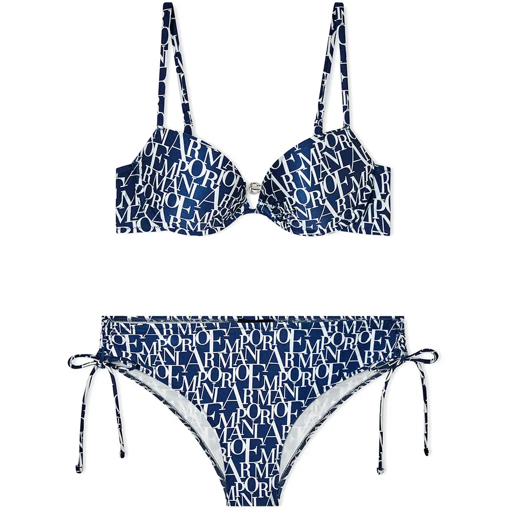 Bikini Ew000800_af2022 Ink / Logo White L - Emporio armani - FashionsVida