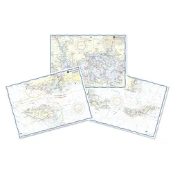 Channel-bay Of Biscay Marine Chart Blue / White One Size unisex