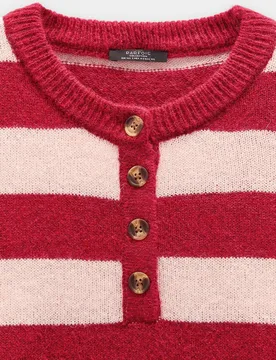 Jersey de mujer de punto con estampado de rayas - Parfois - FashionsVida
