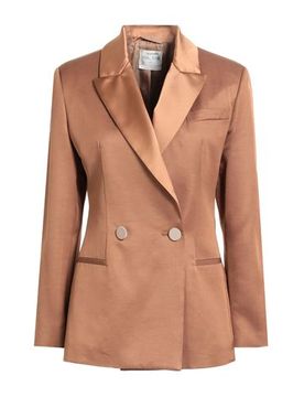Americana Mujer Marrón claro 0,1,2,3 Mujer