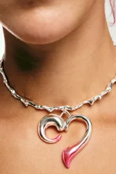 Pendentif cœur zalio MATERIAL FINISHES U female