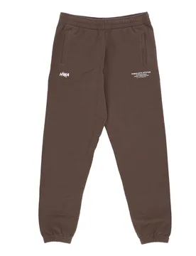Pantalone Tuta Leggero Uomo International Jog Pants Chocolate - HUMAN WITH ATTITUDE - FashionsVida