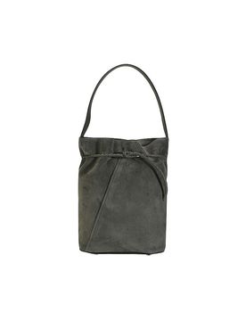 Ledertasche - Bucket Bag grün damen