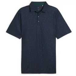 Mens Cloudspun Rosette Short Sleeve Performance Polo Shirt In Deep Navy - Blue - Size X-Large