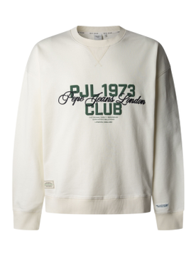 Para hombre. PM582847 Sudadera Talbot Crew (M), Casual, Algodón, Manga larga, Sostenible