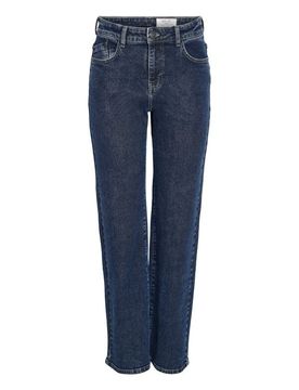 Jeans - NMYOLANDA MW WIDE STR AZ365DB FWD NOOS - W27L32 bis W32L32 - für Damen - Größe W28L32 - blau - Frauen - female