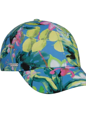 Colour Flowers Cap by - blue - Damen - Size: One Size - Seeberger - FashionsVida
