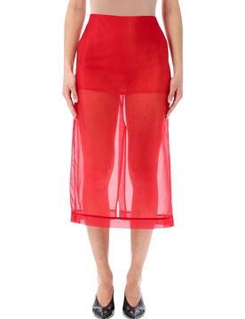 Fluid Elegance Midi Skirt