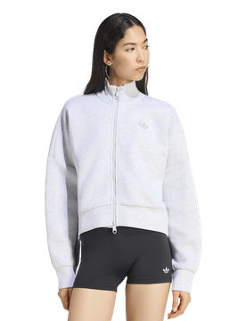 Spacer Tracktop Donna - Top da pista Grigio - Taglia XXL (50-52) - Jersey di cotone XXL (50-52)