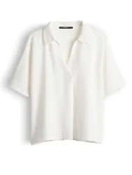 Poloshirt KELIANE weiss 36 damen