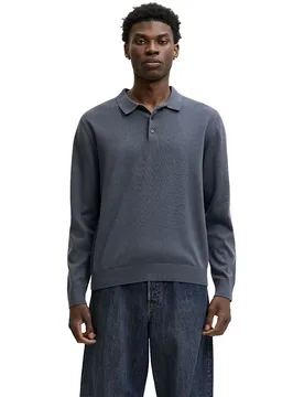 Polo A Maniche Lunghe Basic Turbulence S - Jack & jones - FashionsVida