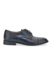 Scarpe Stringate Nere In Vera Pelle Made In Italy 403 41