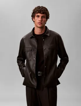Chaqueta Hombre de piel sintética - Calvin Klein Jeans - FashionsVida