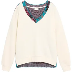 Sudadera de mujer espalda bordada