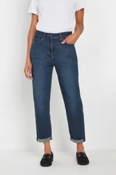 M&Co Mom Jeans - Indigo - Size: 24L