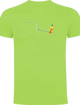 T-shirt à Manches Courtes Snowboard Track Light Green M - Kruskis - FashionsVida