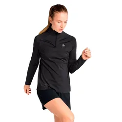 Felpa Con Mezza Zip Essential Ceramiwarm Black XS