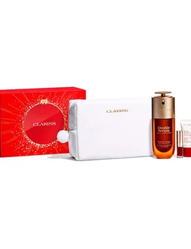 Cofre Double Serum G-9 + BÃ¡lsamo Belleza - Clarins - FashionsVida
