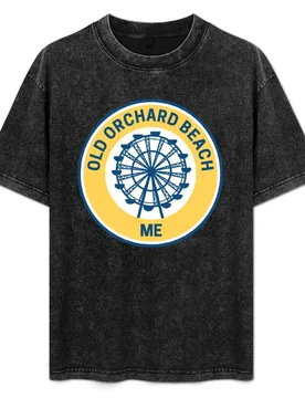 Vintage Old Orchard Beach Maine T-Shirt Work Casual Loose Fit T-Shirt - Aliexpress - FashionsVida