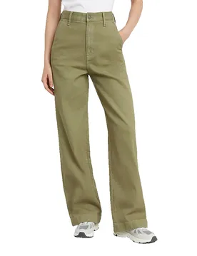 Pantaloni Chino Deck 2.0 High Loose Ensis Green Gd 24