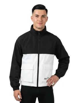 Veste Matelassée Blocked Black / White S