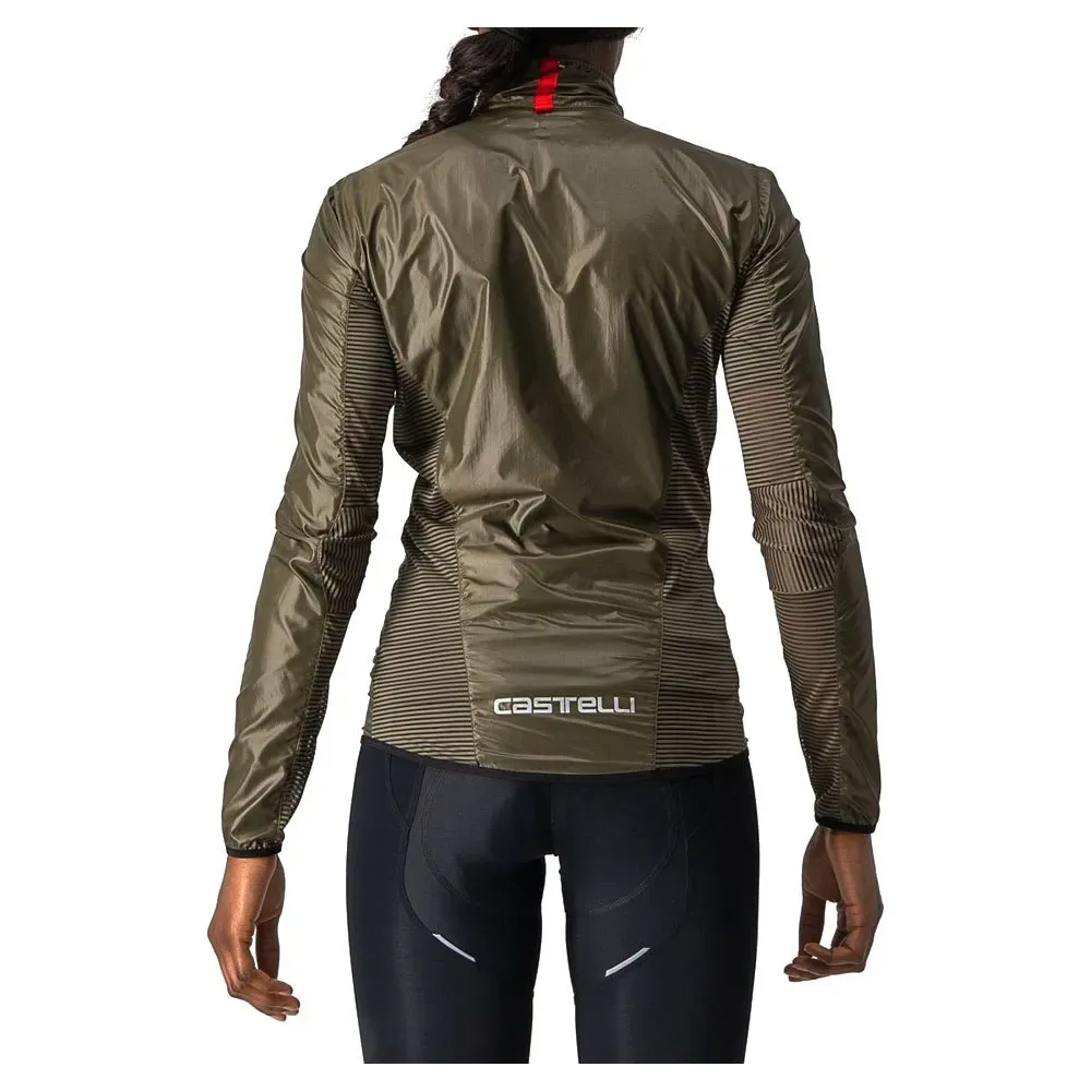 Giacca Aria Shell Moss Brown - Castelli - FashionsVida